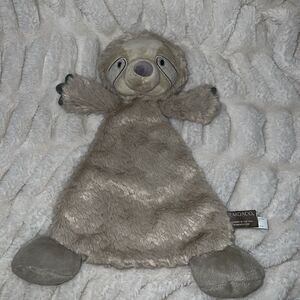 Demdaco Sloth Lovey Security Blanket Toy‎ Rattle Clutch Baby Plush